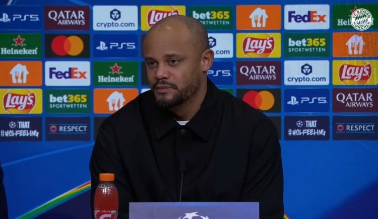 开云-孔帕尼：金玟哉和塔上半场防守表现出色，红牌不会影响到金玟哉